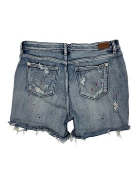 Judy Blue Distressed Frayed Stretch Denim Jeans XL